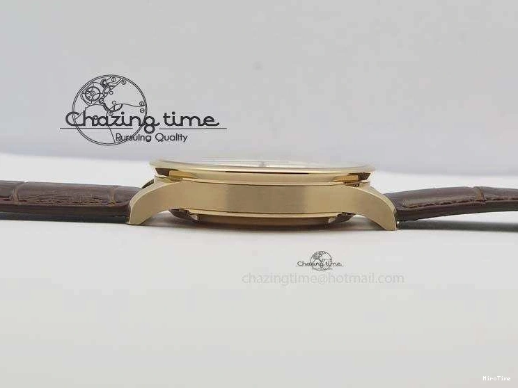 MIROTIME 0821 Portuguese Chrono RG IW371480 ZF 1:1 Best Edition White Dial On Brown Leather Strap A7750 V HighPerformance 7266